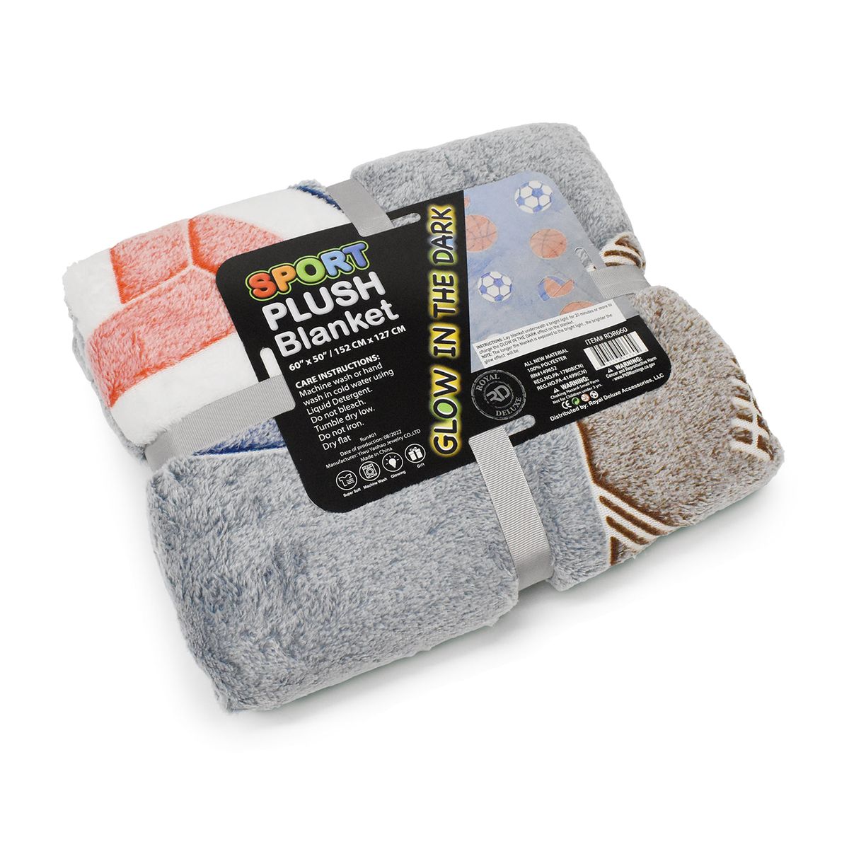 Glow-in-the-Dark Blankets and Pillows - Blanket / Sports