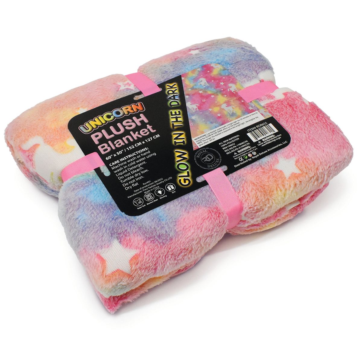 Glow-in-the-Dark Blankets and Pillows - Blanket / Unicorn