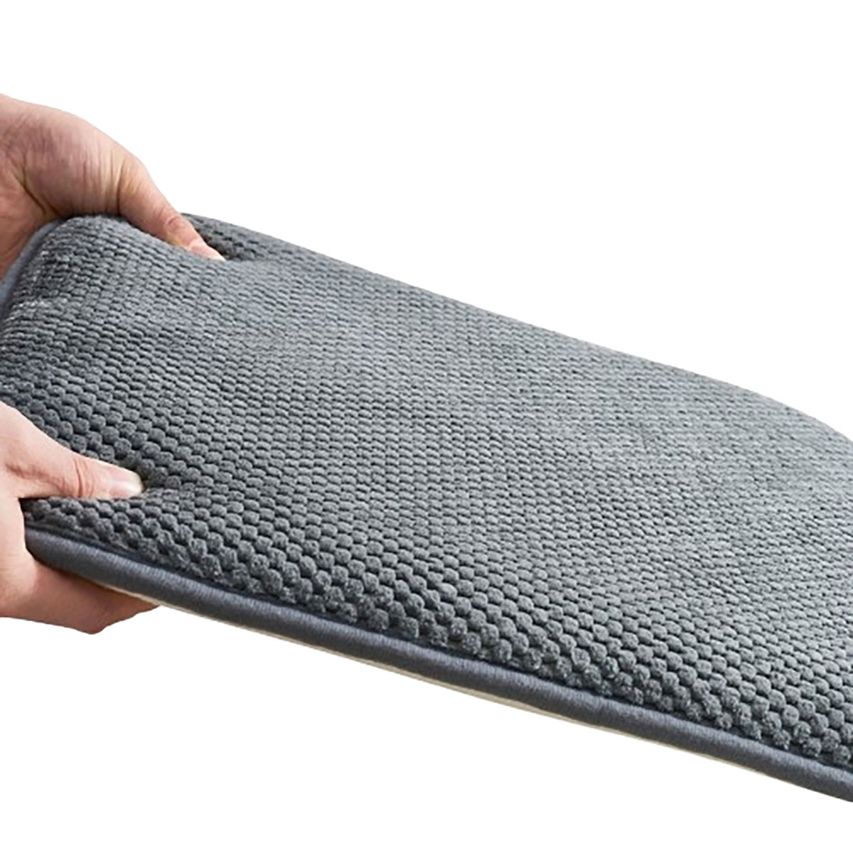 Memory Foam Chair Pad, 16" x 16" (2 or 4-Pack) - Grey - 4 Pack