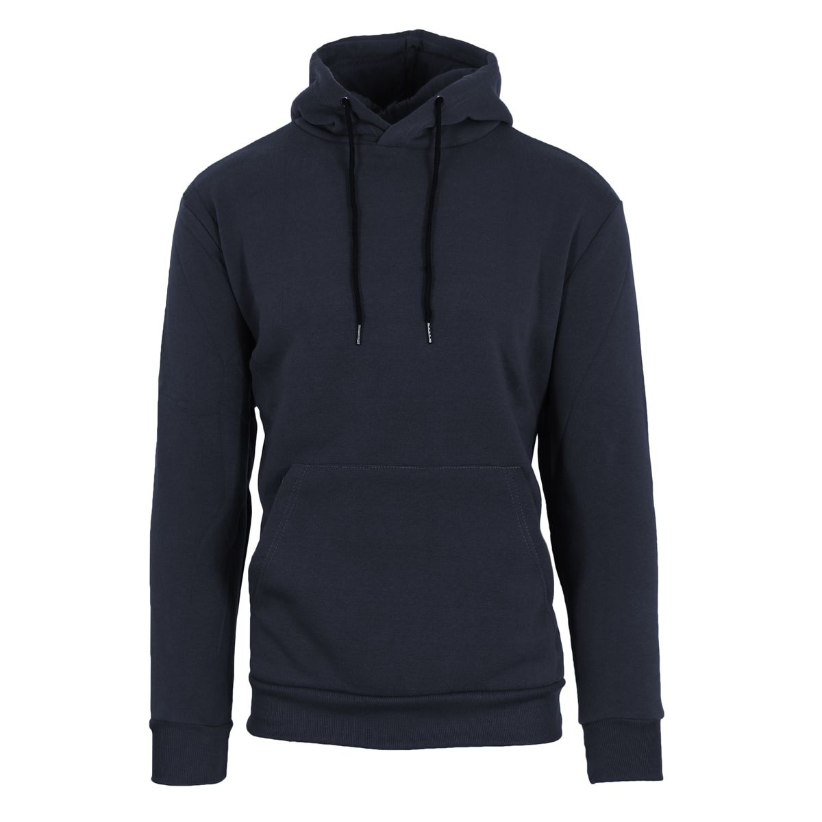 Men's Heavyweight Fleece-Lined Pullover Hoodie - Large - Navy
