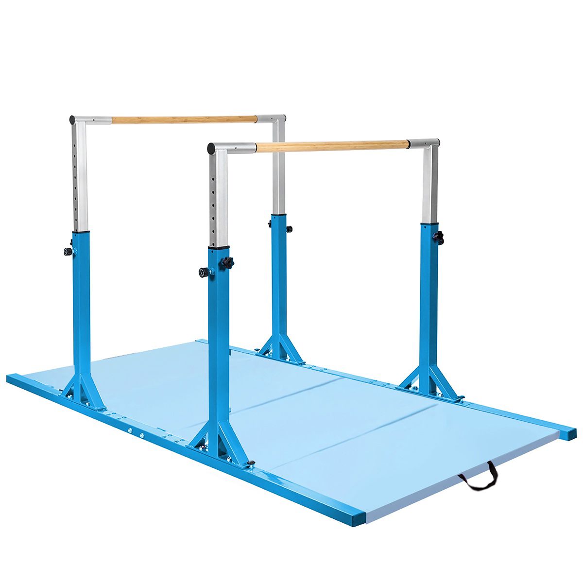 Gymnastics Horizontal Training Bar with Folding Mat - Horizontal Train Bar BL