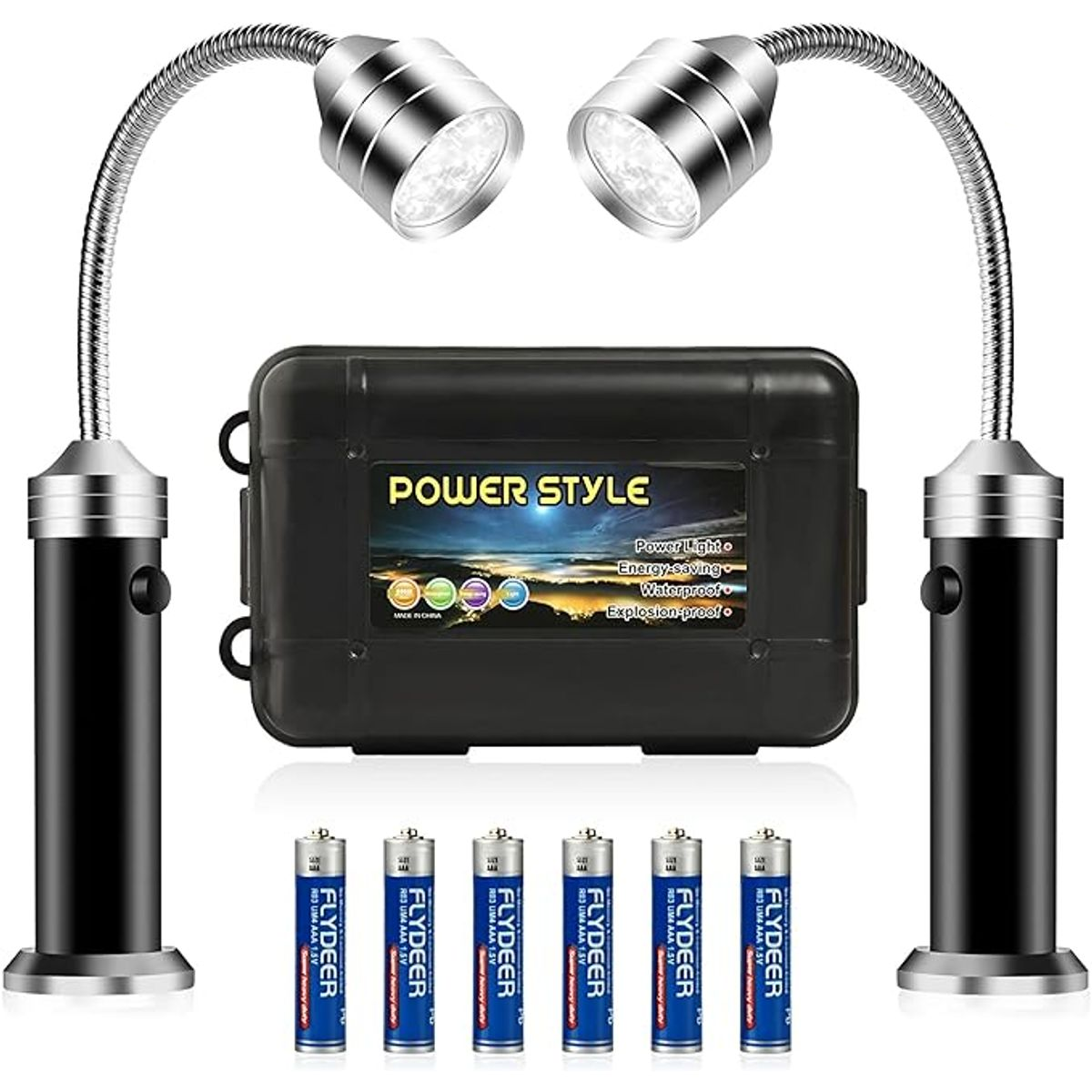 Adjustable Magnetic Light (2 or 4-Pack)  - 2 pack Magnetic adjustable grill lights