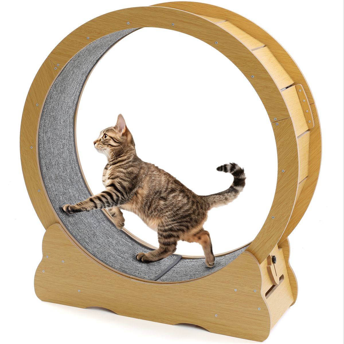 35.8” Cat Wheel with Detachable Carpeted Runway - 12043MS-UG01