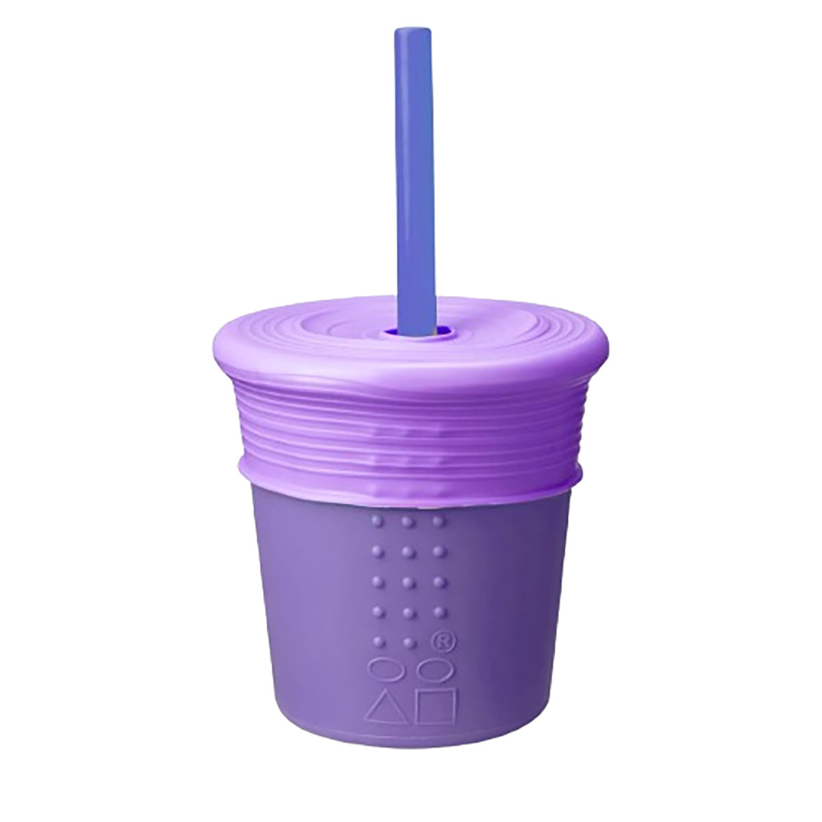 GoSili SiliKids 8-Ounce Silicone Cup (2-Pack) - Gosili silicone sippy cups-2 Pack Purple