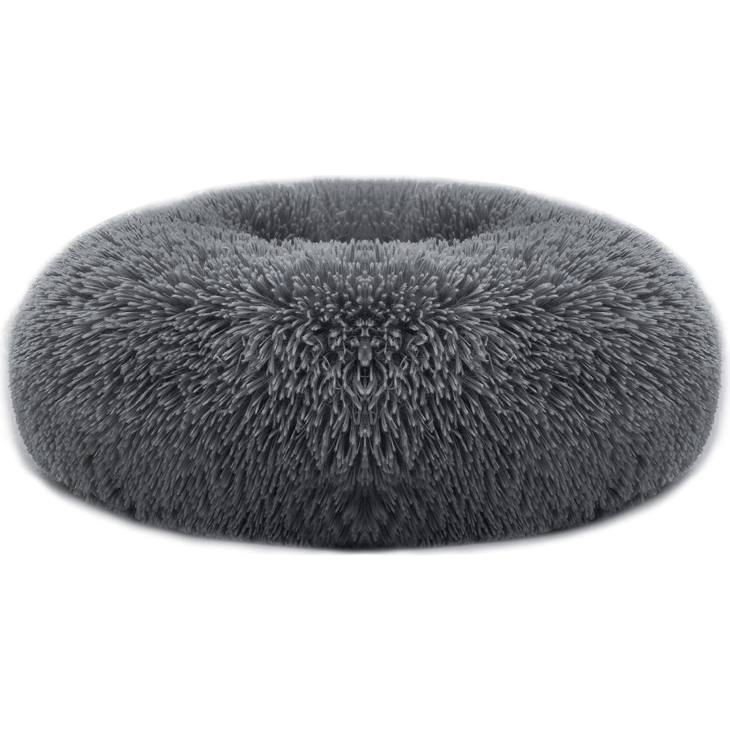 PetLuv™ Soft Fleece Pet Bed - Dark Gray Medium