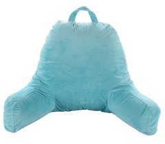 Kids' Foam-Filled TV & Reading Backrest Pillow with Cover - Sky Blue - TV TV and Reading Pillow for Children