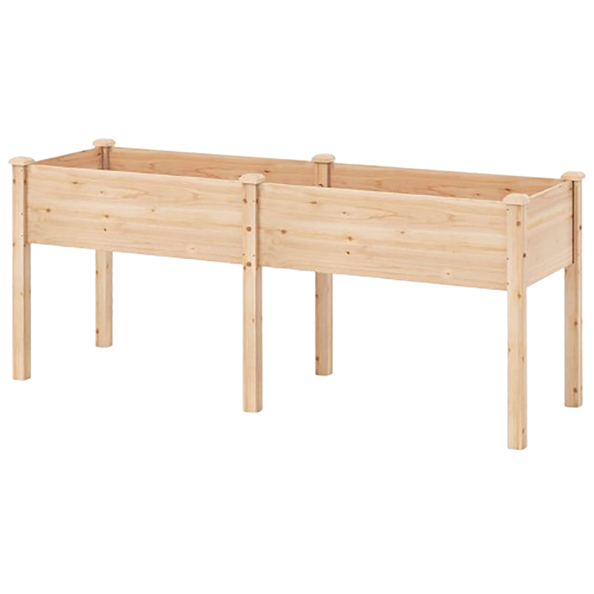 6' x 2' Raised Garden Bed - Raised Garden Bed -Beige