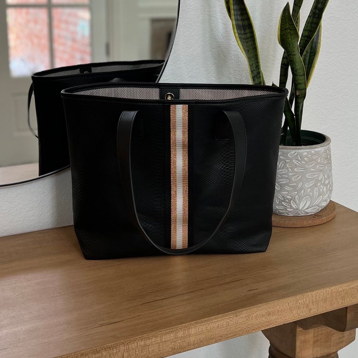 Kira Tote Bag - Black