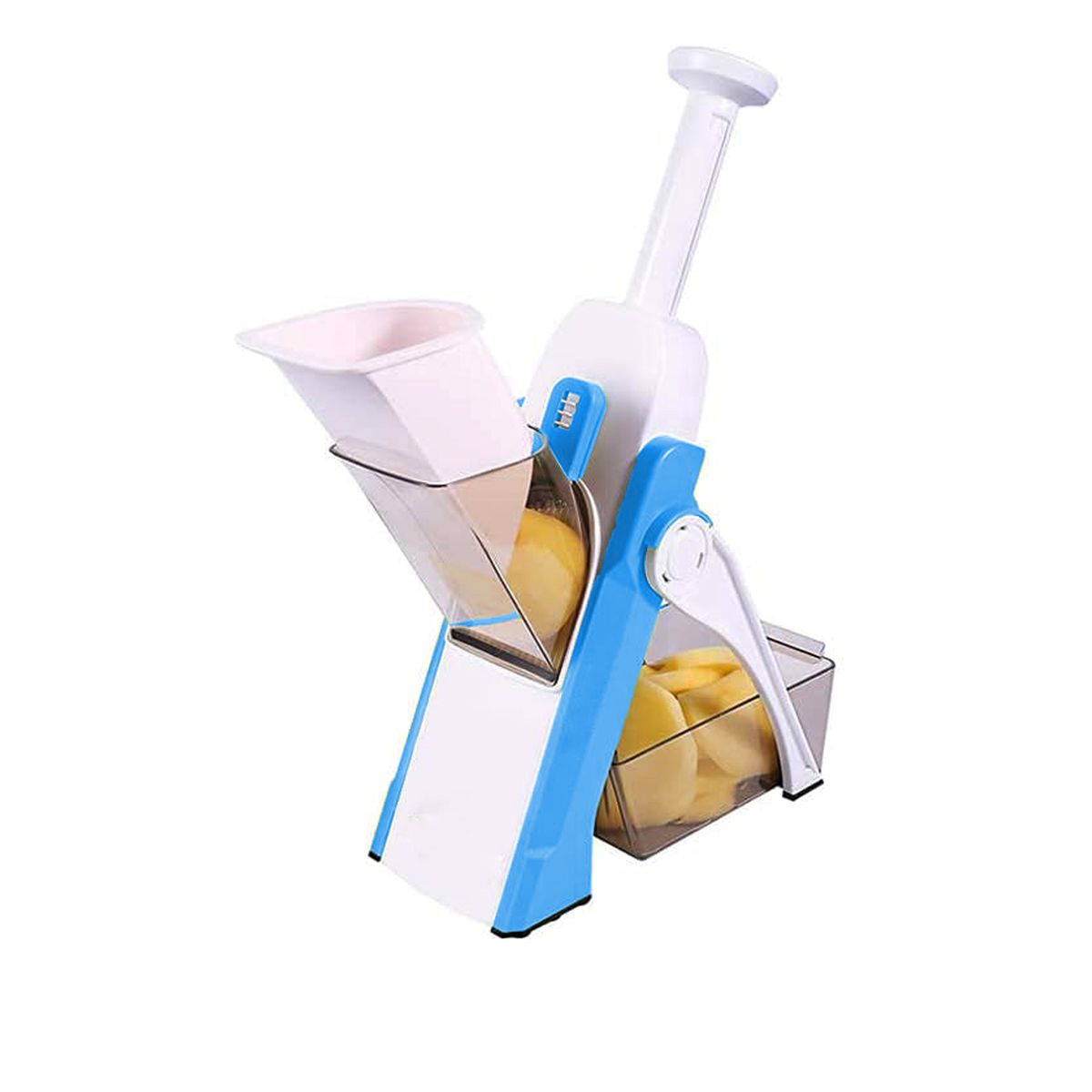 Manual Vegetable Slicer with 30 Different Cuts - Blue