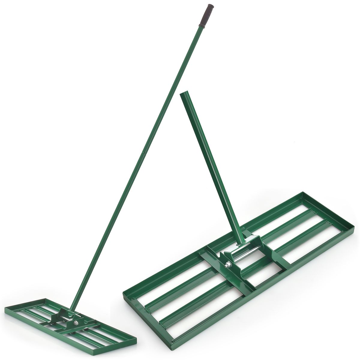 30" x 10" Heavy Duty Lawn Leveling Rake  - Costway Lawn Leveling Rake 30'