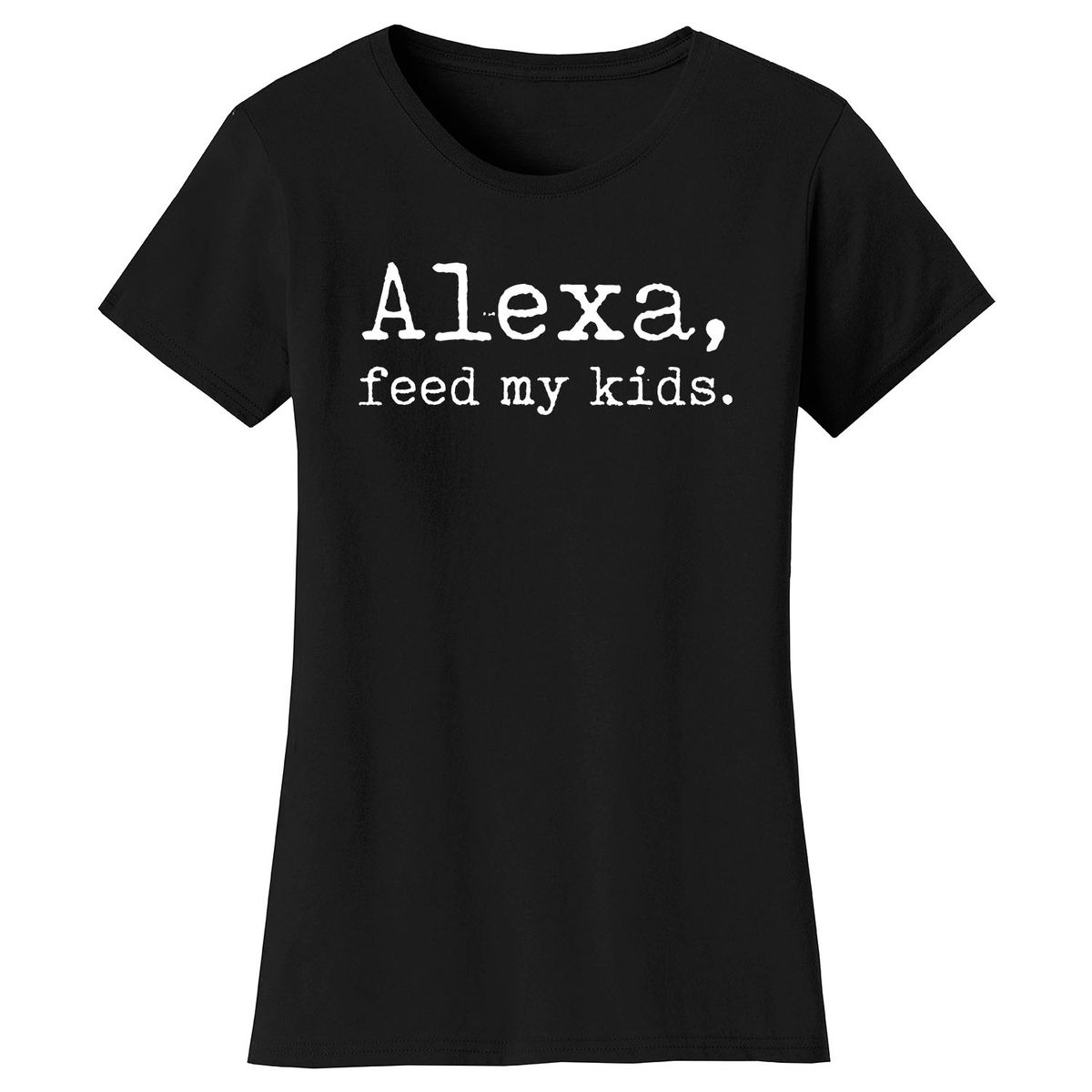 Women’s Mom Humor T-Shirt - Alexa - Black / S