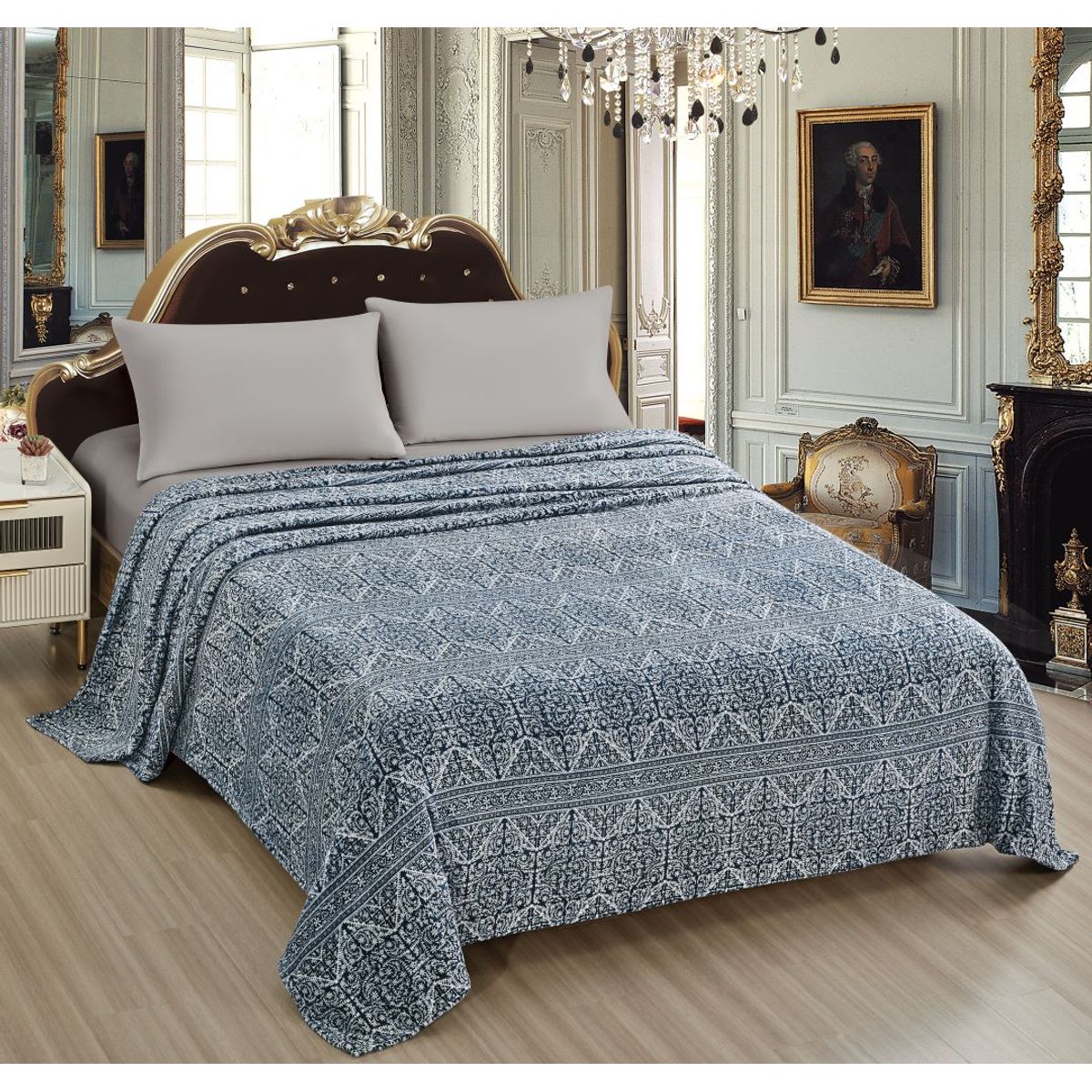 Noble House Soft Printed Blanket - Montgomery - Twin Blanket