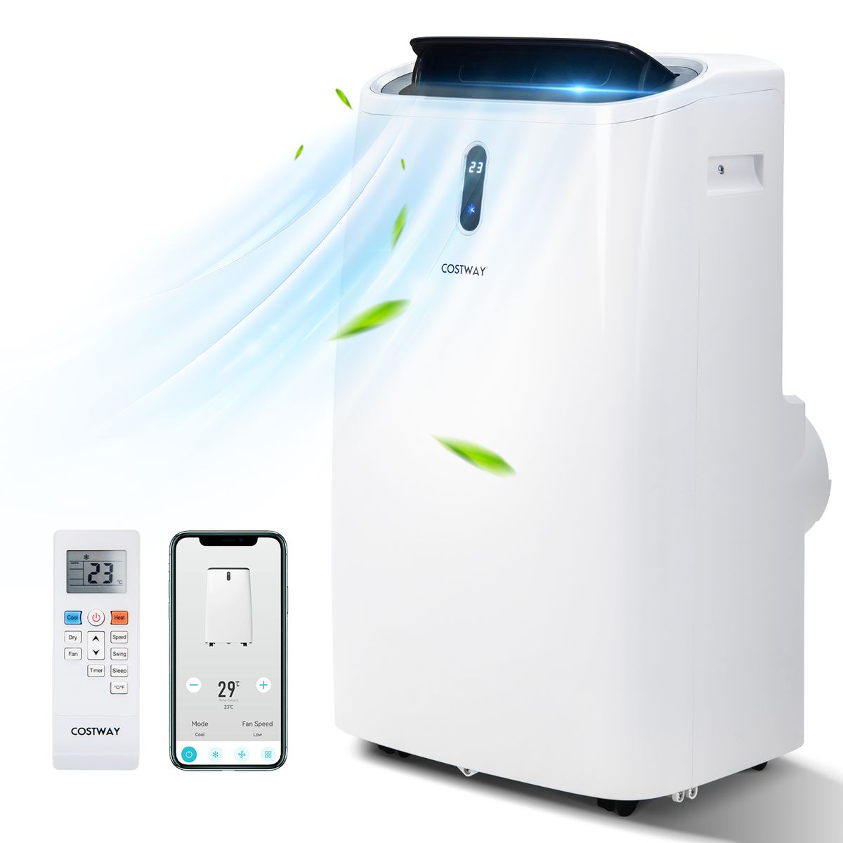 8,800 SACC BTU 4-in-1 Portable Air Conditioner - 8,800 SACC / 12,000 ASHRAE