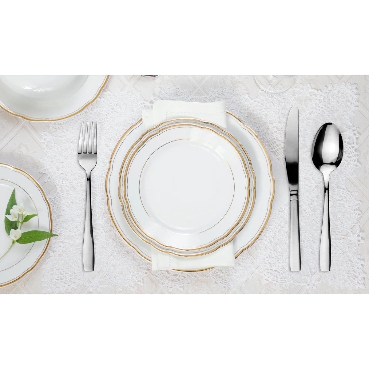 40-Piece Stainless Steel Flatware Silverware (Set of 8) - Matro Square