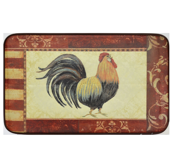 Chef Series Anti-Fatigue Kitchen Mat - Rooster (24" x 36")