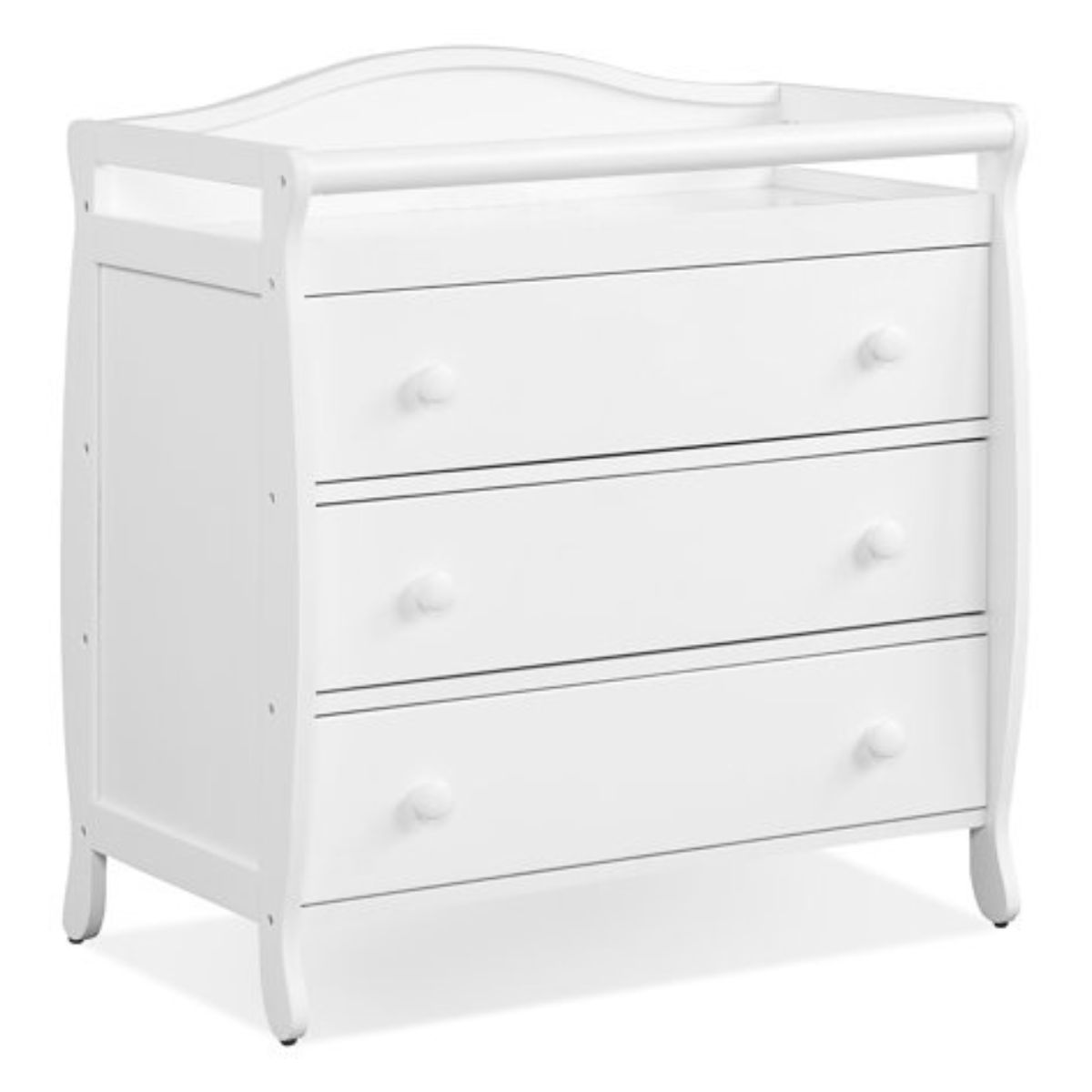 Baby Changing Table with 3 Drawers - 3 Drawer -White