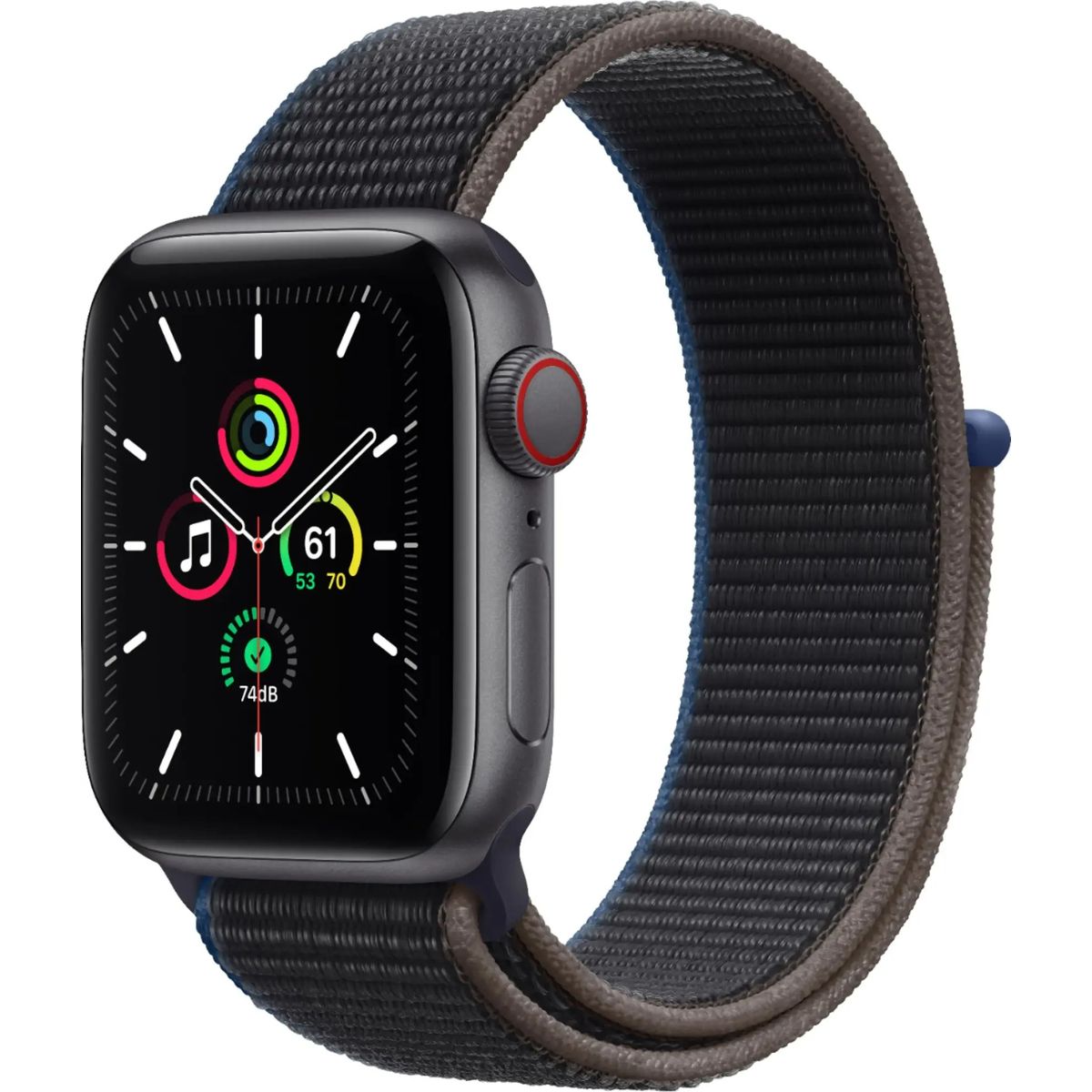Apple Watch Series SE 1 (2020, GPS+LTE, 40MM) - Charcoal Sport Loop - Space Gray