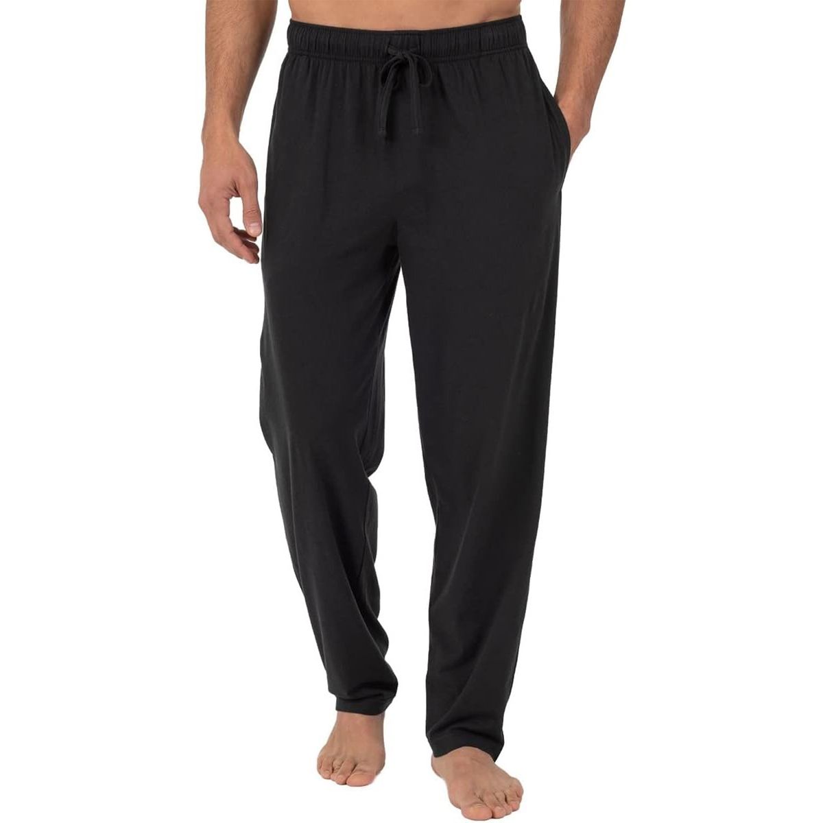 Men's Classic Lounge Pajama Pants (1- or 3-Pack) - MLPJ-700 - BK-S