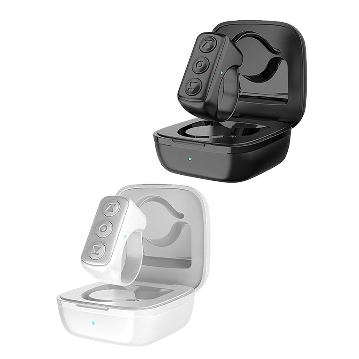 Bluetooth Page Turner and TikTok Scrolling Ring - White