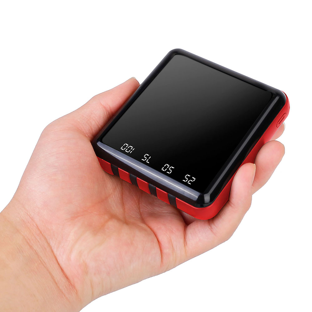 PowerMaster™ 10,000mAh Portable Power Bank - Red