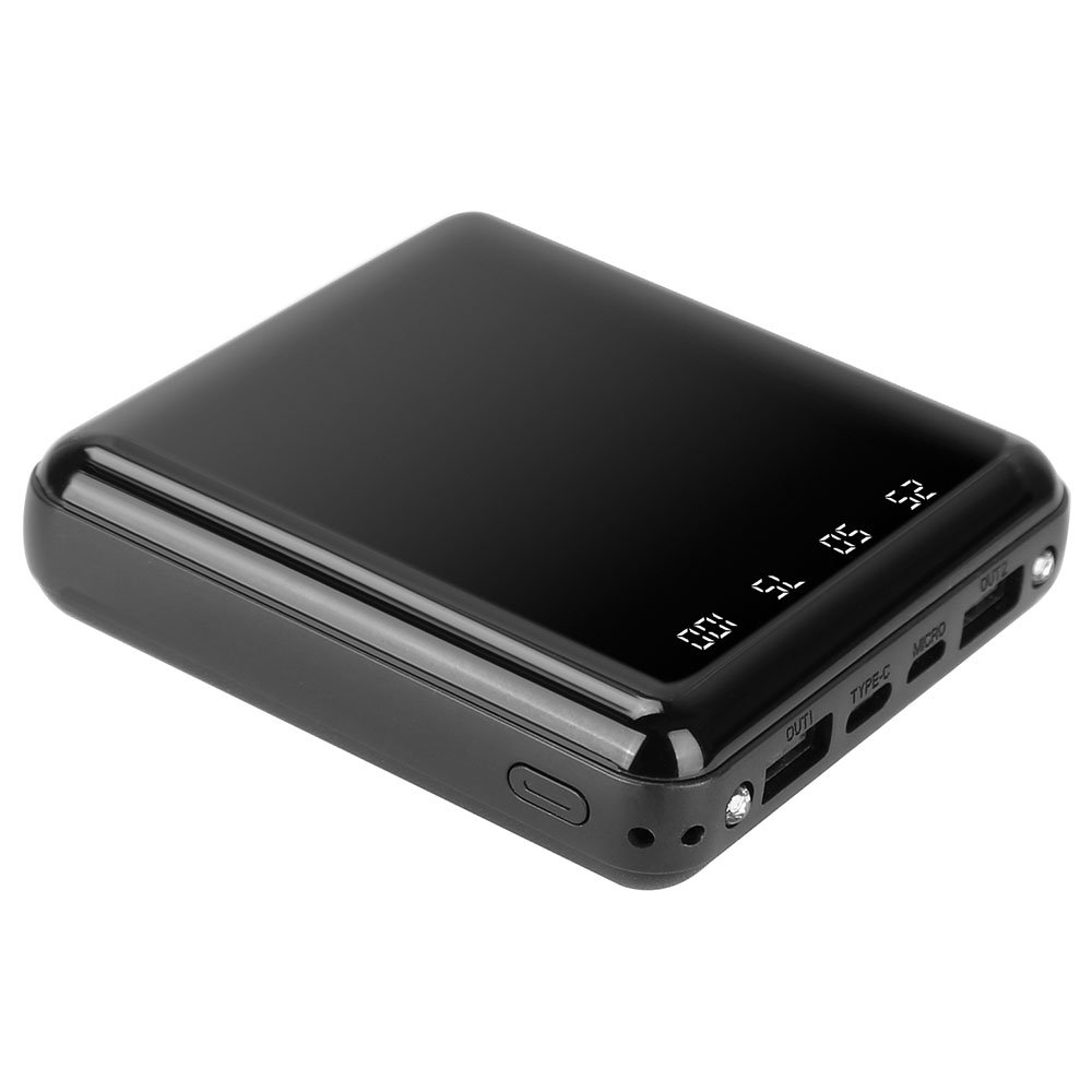 PowerMaster™ 10,000mAh Portable Power Bank - Black
