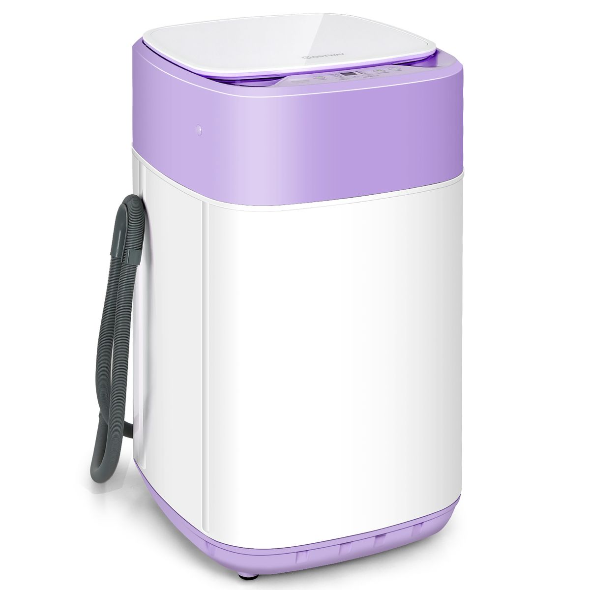 8-Pound Portable Fully Automatic Washing Machine with Drain Pump - Washing Machine ZS