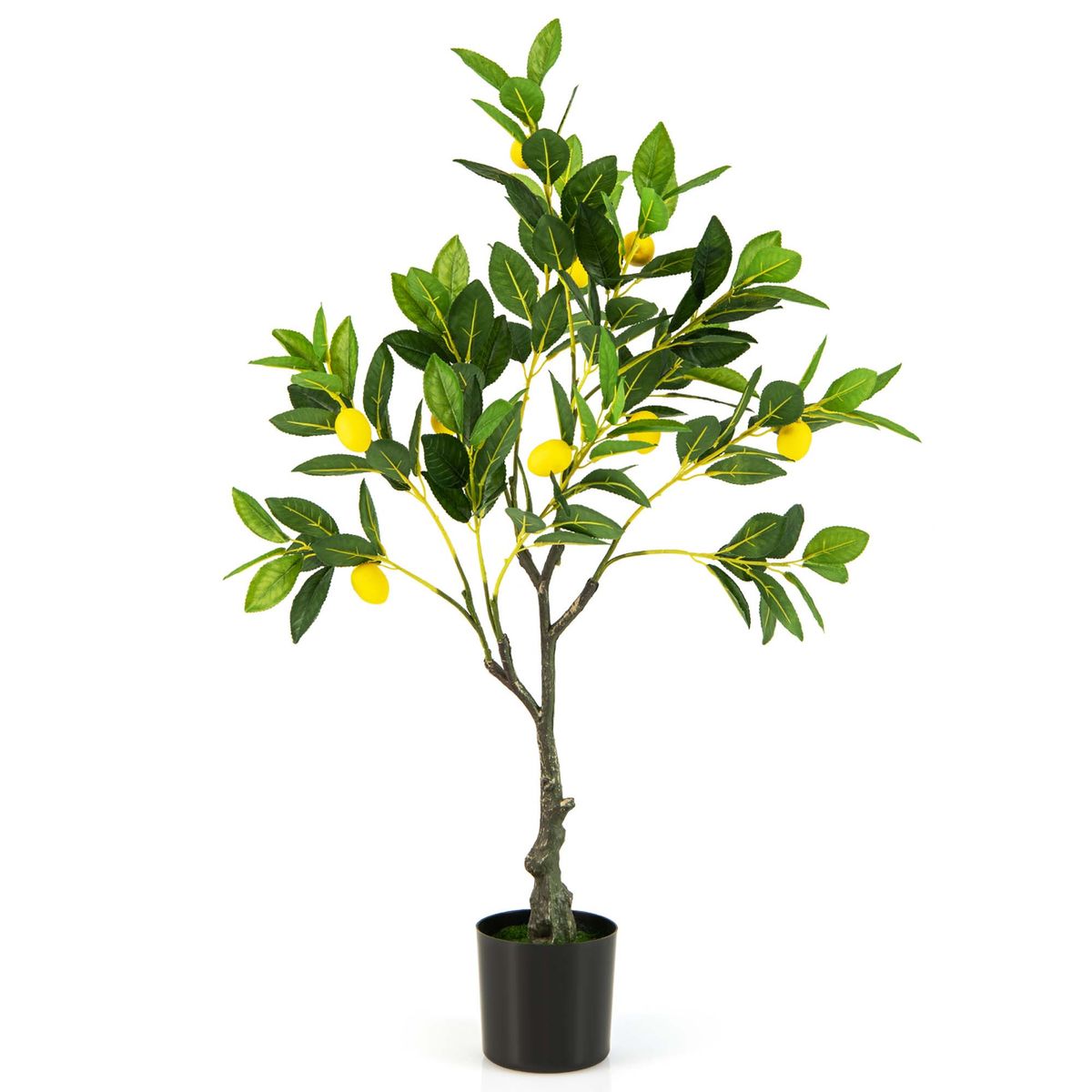 2.6 ft Tall Artificial Lemon Tree - 1pcs