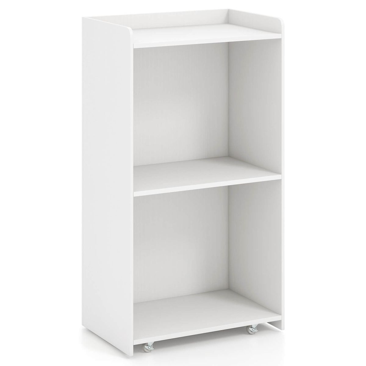 41" Presentation Podium with 2 Storage Shelves - 41" Presentation Podium-White