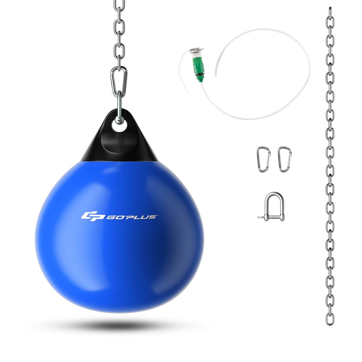 21" Water Punching Bag with Adjustable Hanging Chain - Blue