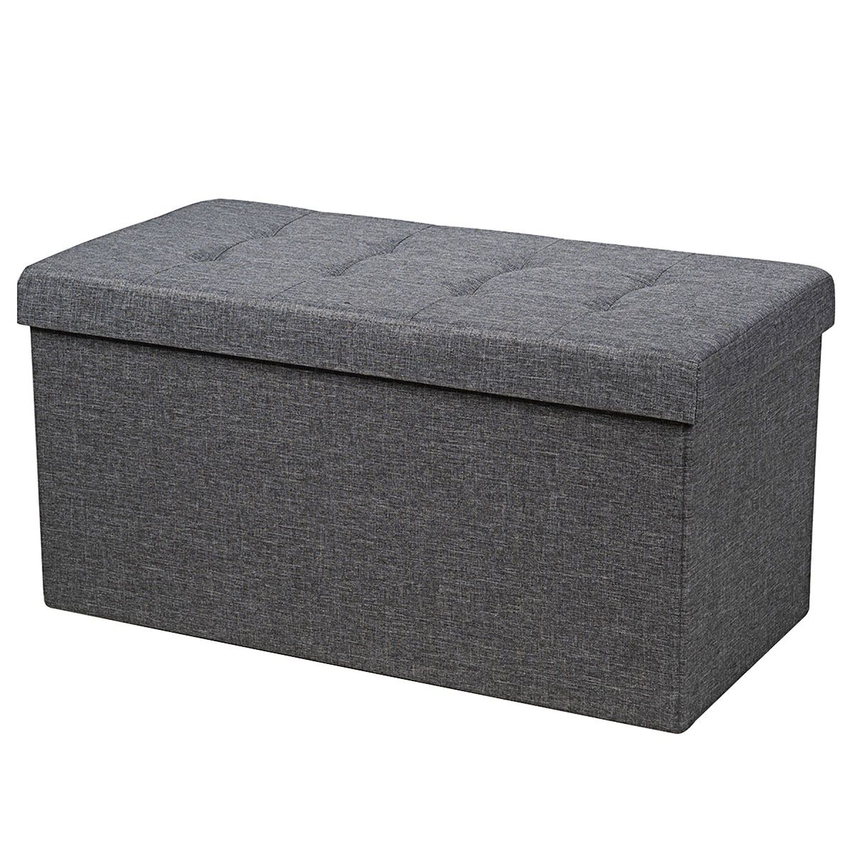 31.5'' Foldable Fabric Storage Ottoman  - Ottoman GR