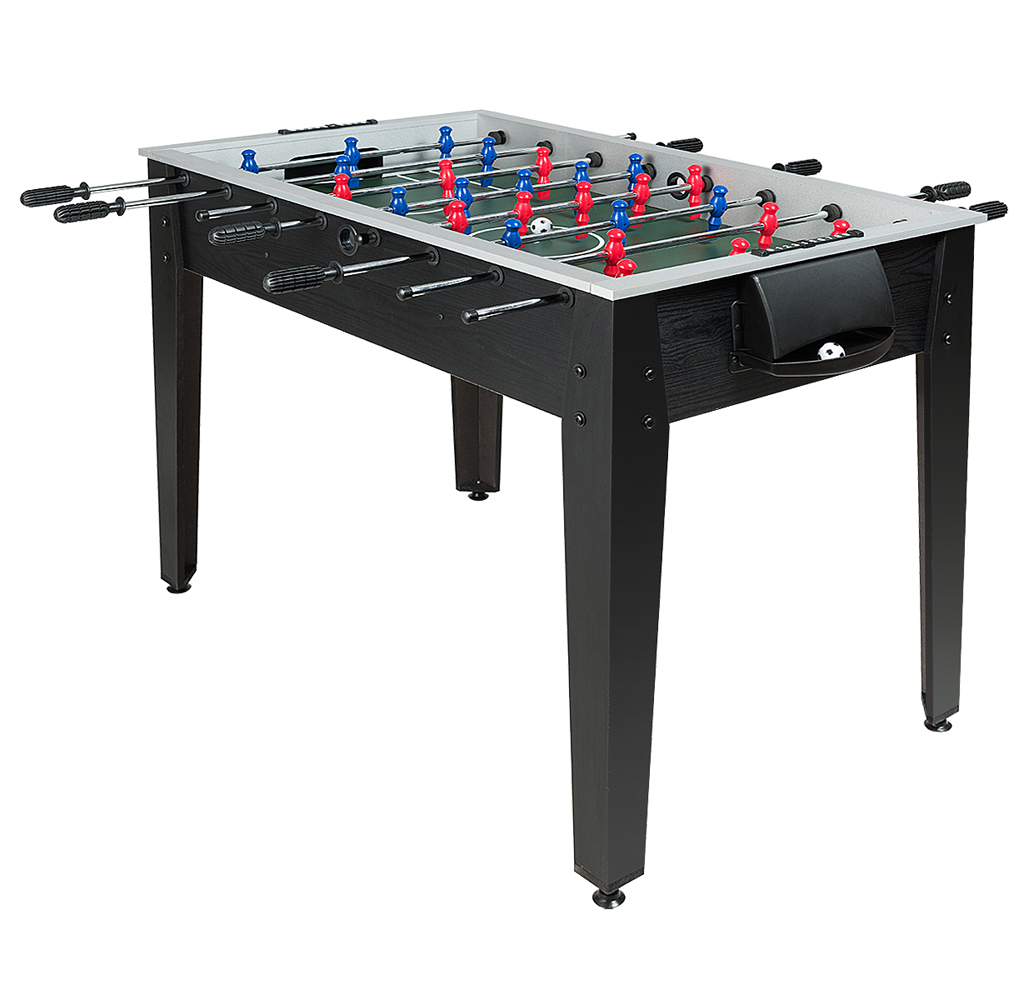 Competition-Sized 48-Inch Wooden Foosball Table - Black