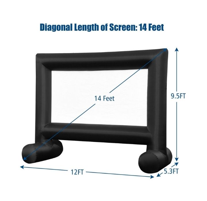 Inflatable Movie Projector Screen - 14Ft