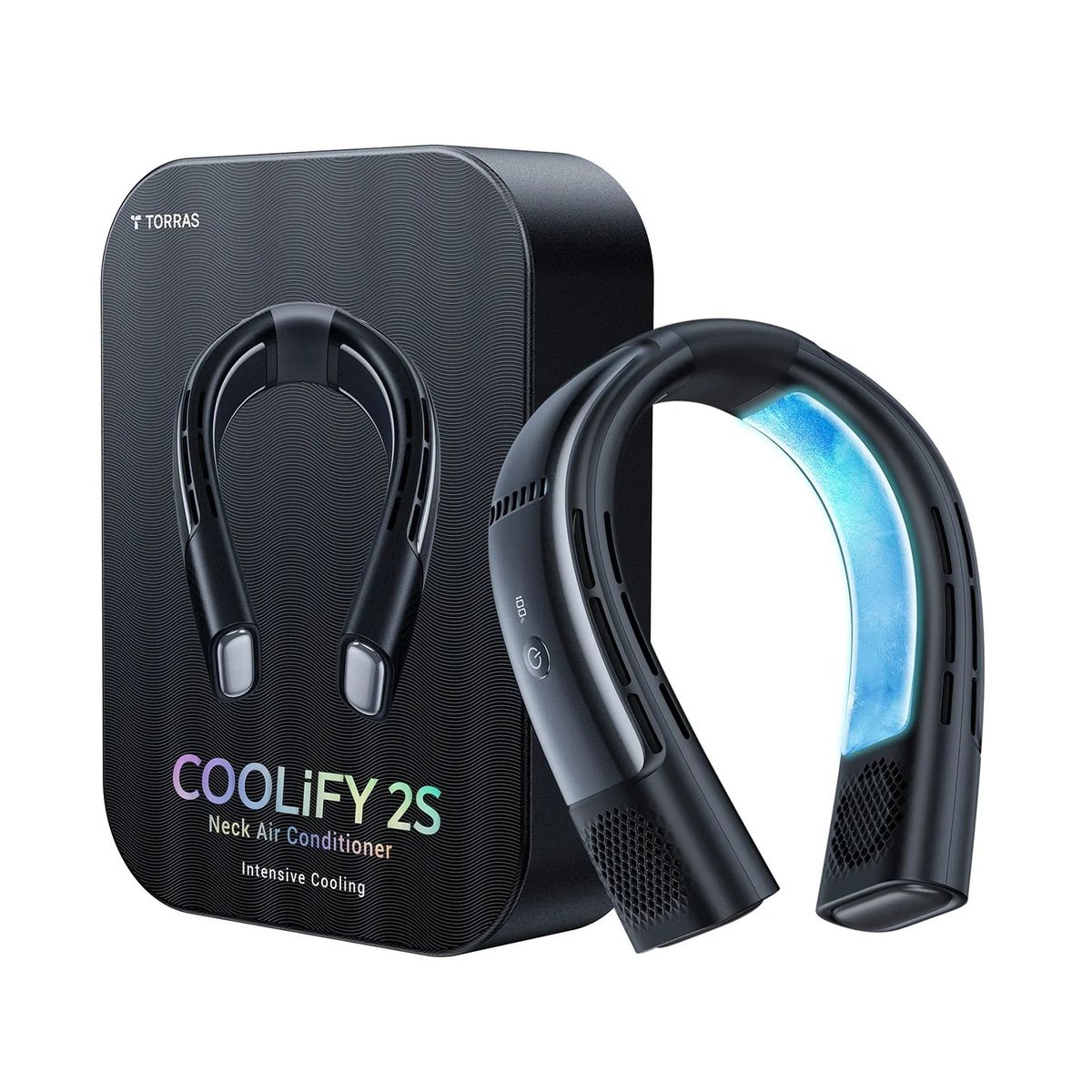 Torras Coolify Air Neck Fan Collection - 2S Neck Air- Black
