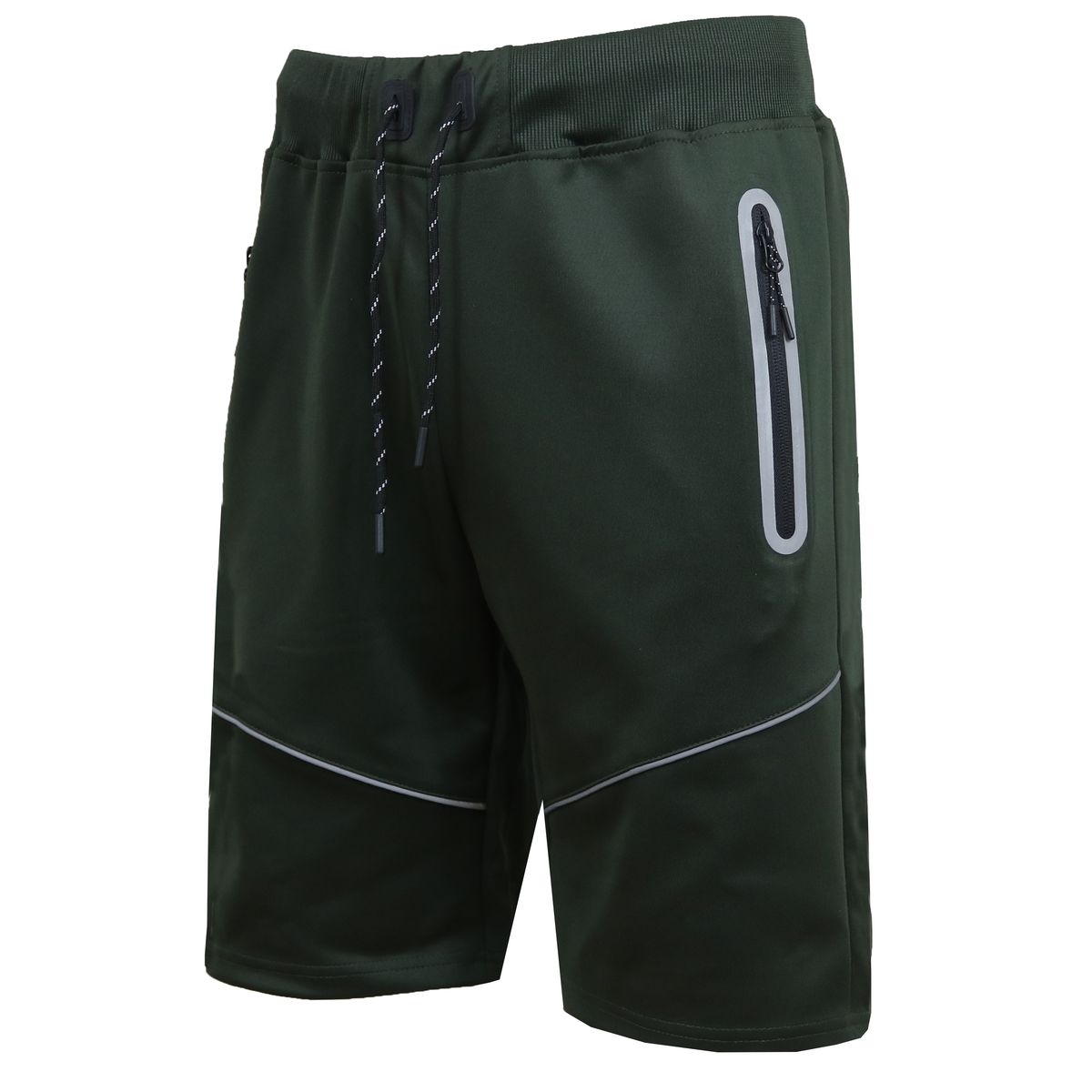 Men's Super Stretch Tech Shorts with Heat-Sealed Zipper Pockets - MPS-1805 - OL - XL