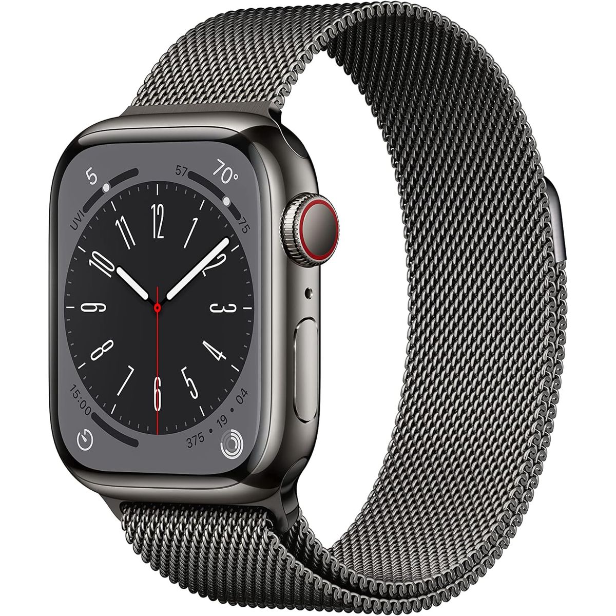 Apple Watch Series 8 (2022, GPS+LTE, 41MM) -  Graphite Milanese Loop