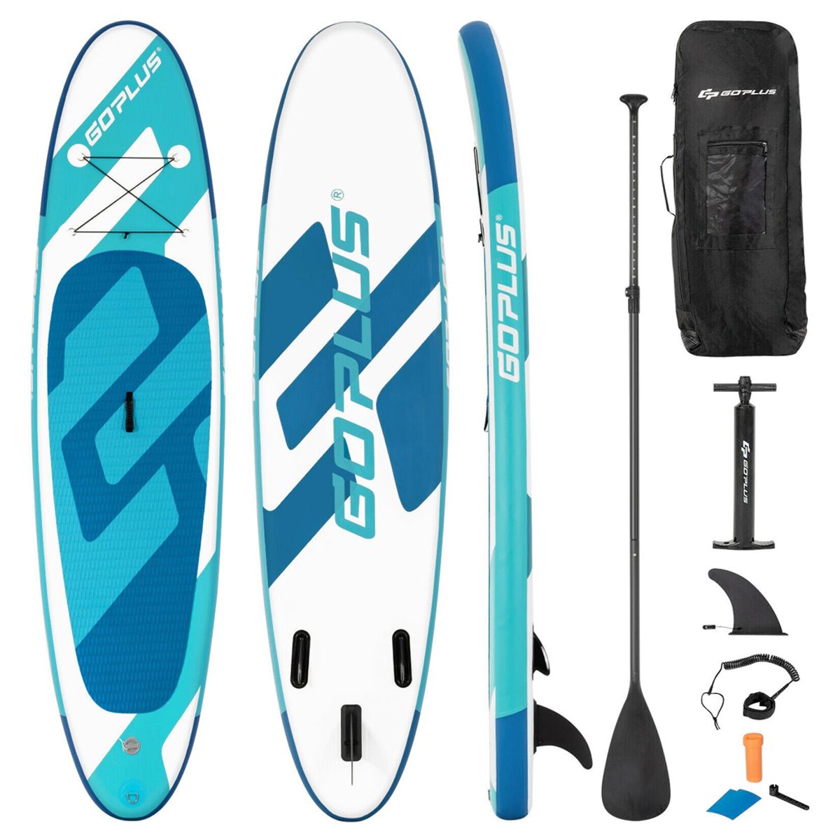 10- or 11-Foot Inflatable Stand-Up Paddle Board with Paddle - 10' Paddle Board BL