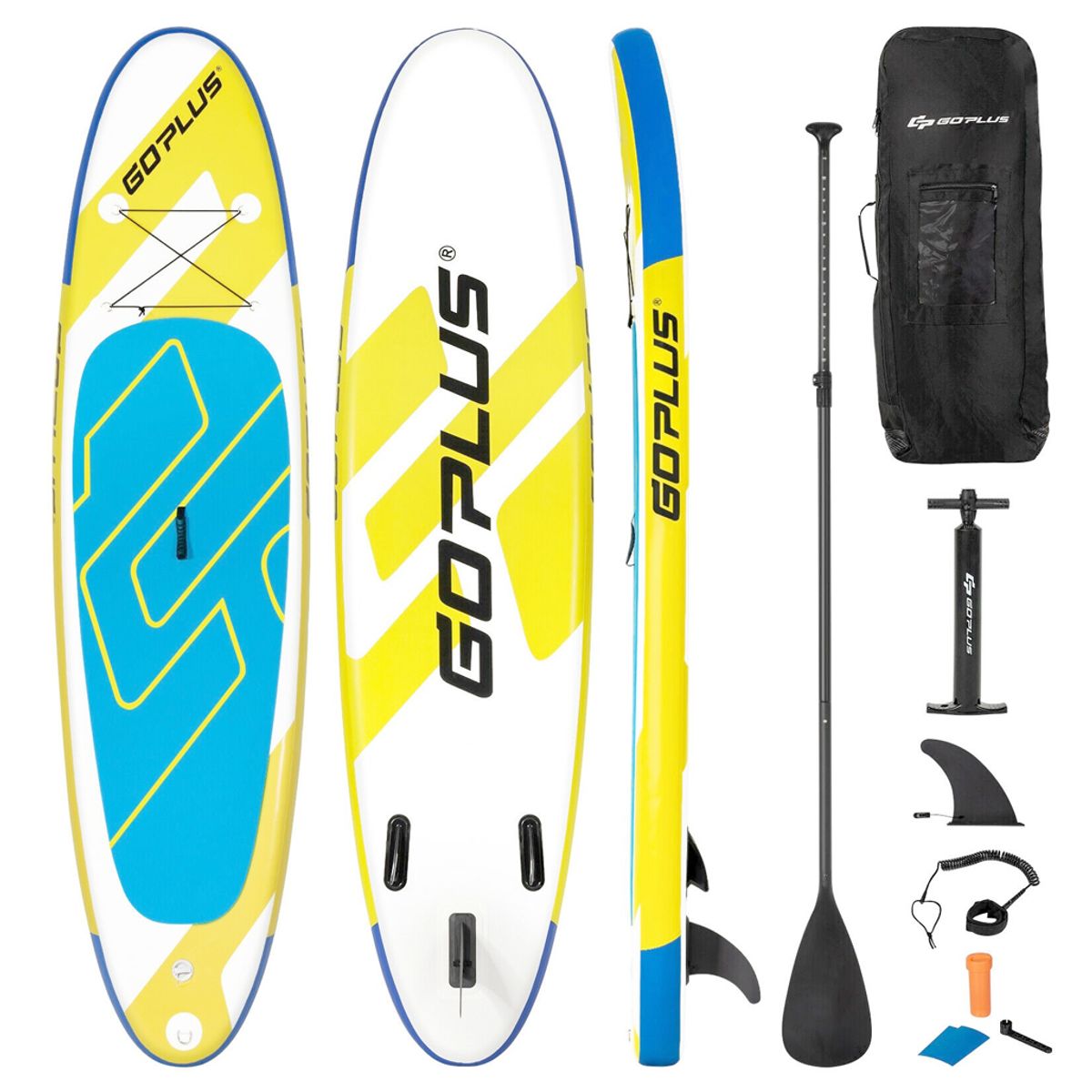 10- or 11-Foot Inflatable Stand-Up Paddle Board with Paddle - 10' Paddle Board YL