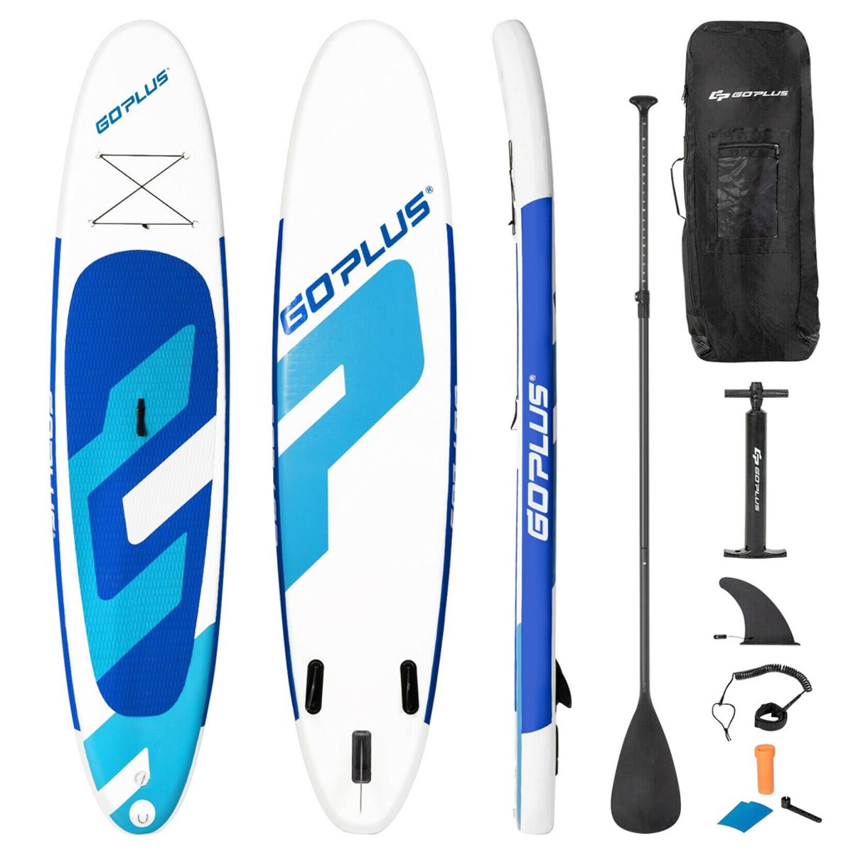 10- or 11-Foot Inflatable Stand-Up Paddle Board with Paddle - 10' Paddle Board Light BL