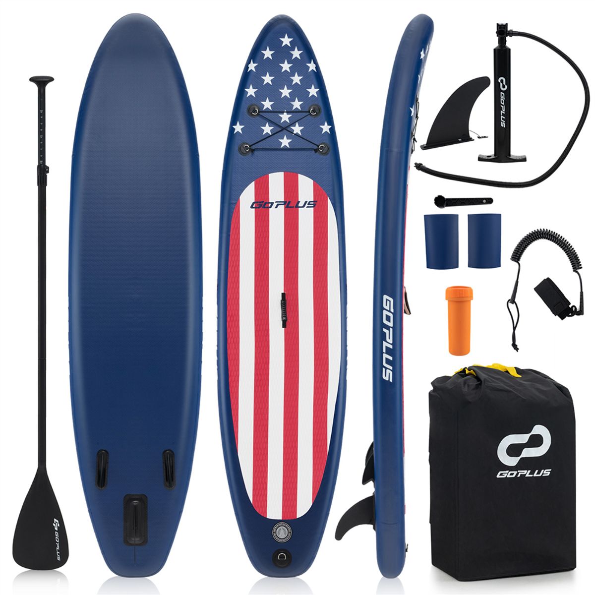 10- or 11-Foot Inflatable Stand-Up Paddle Board with Paddle - 10' Paddle Board RE