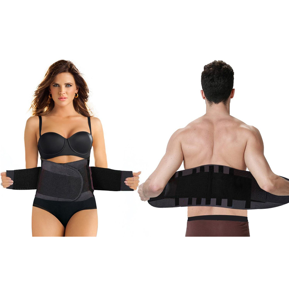 Unisex Double-Compression Shaping Belt - Medium /Large - Black