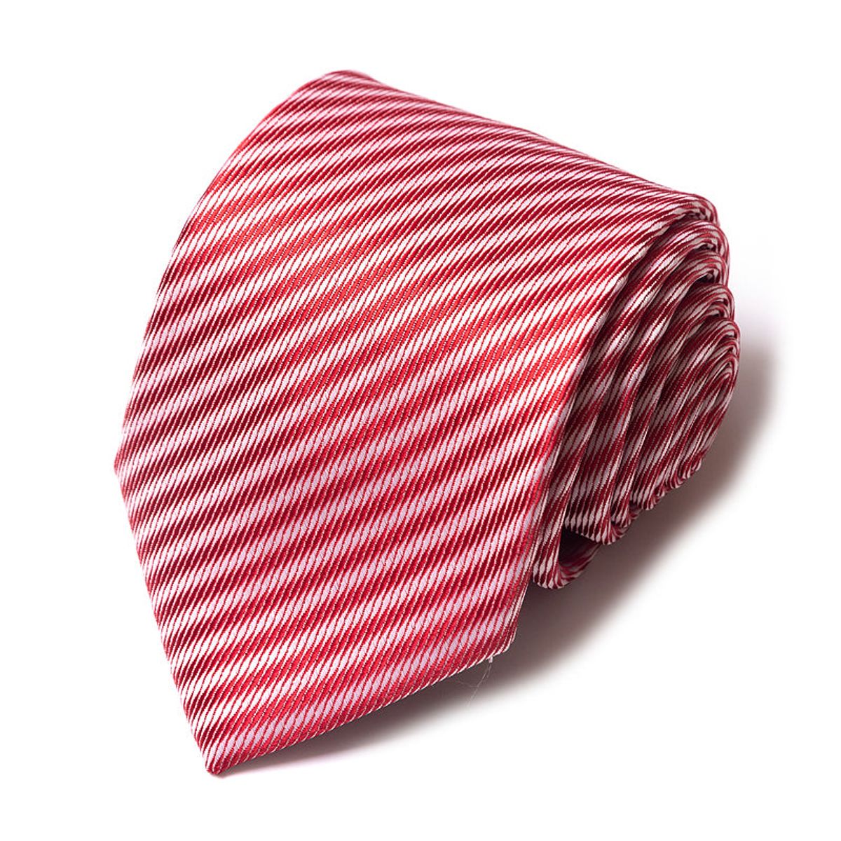 Formal Classic Patterned Tie - Crimson Wave Stripe