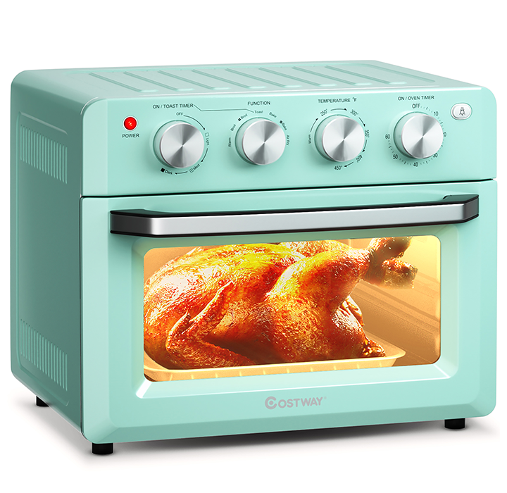 19-Quart 7-in-1 Air Fryer Toaster Oven  - Green