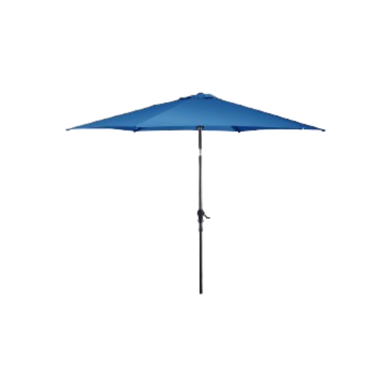 Goplus 9ft  Market Steel Outdoor Patio Umbrella - 9FT Patio Umbrella Blue
