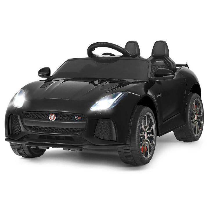 Kids' 12V Jaguar F-Type SVR Licensed Ride-on Car - Black