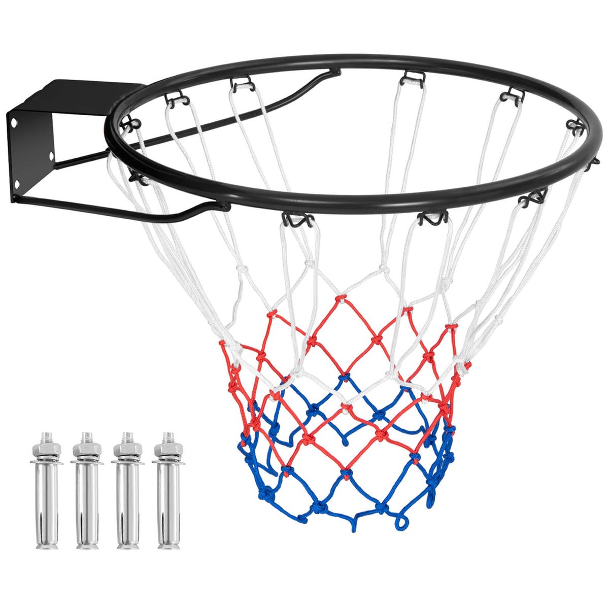 18" Door-Mounted Basketball Hoop - Basketball Hoop-Black