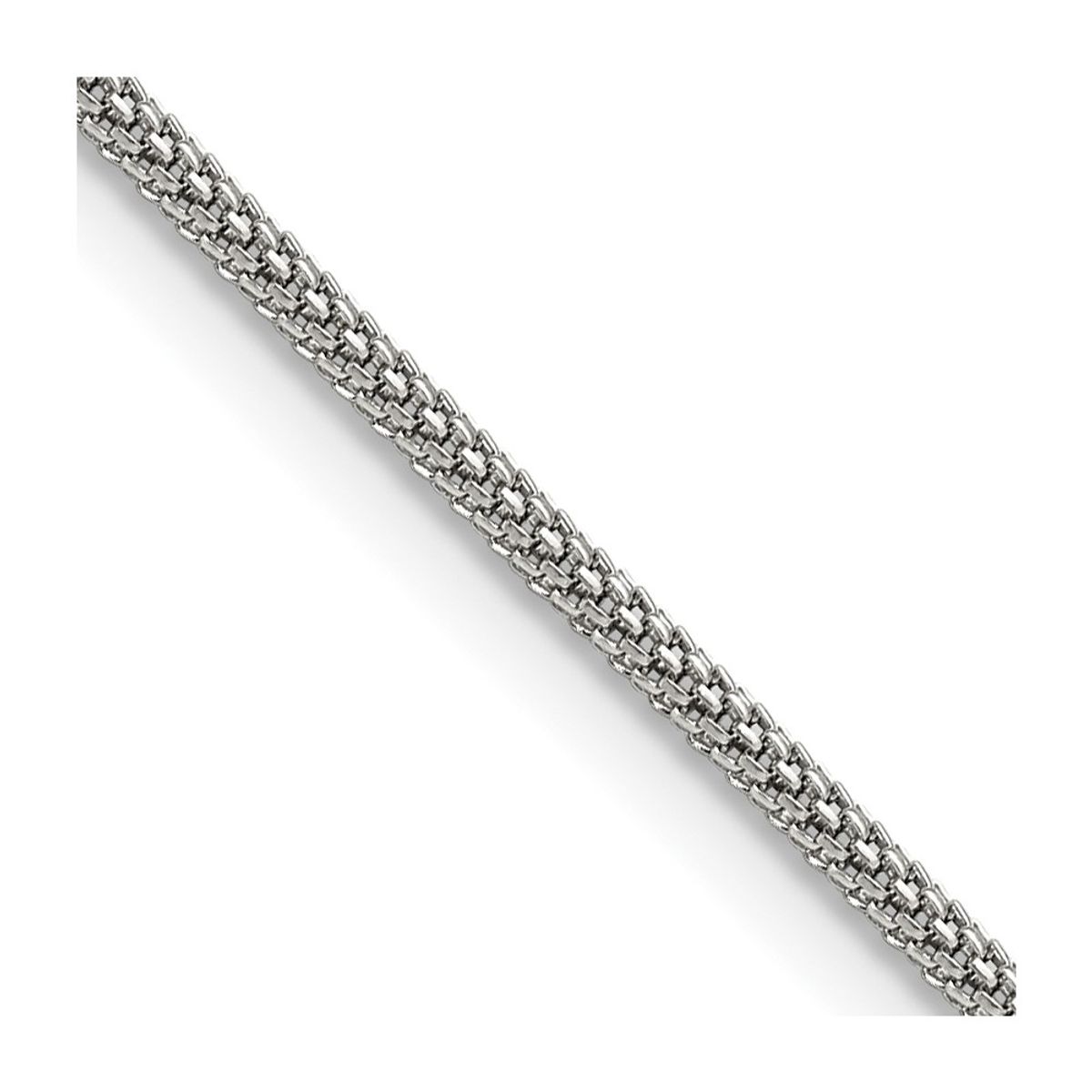 Stainless Steel Polished Chains - Stainless Steel 18-inch Bismark Chain