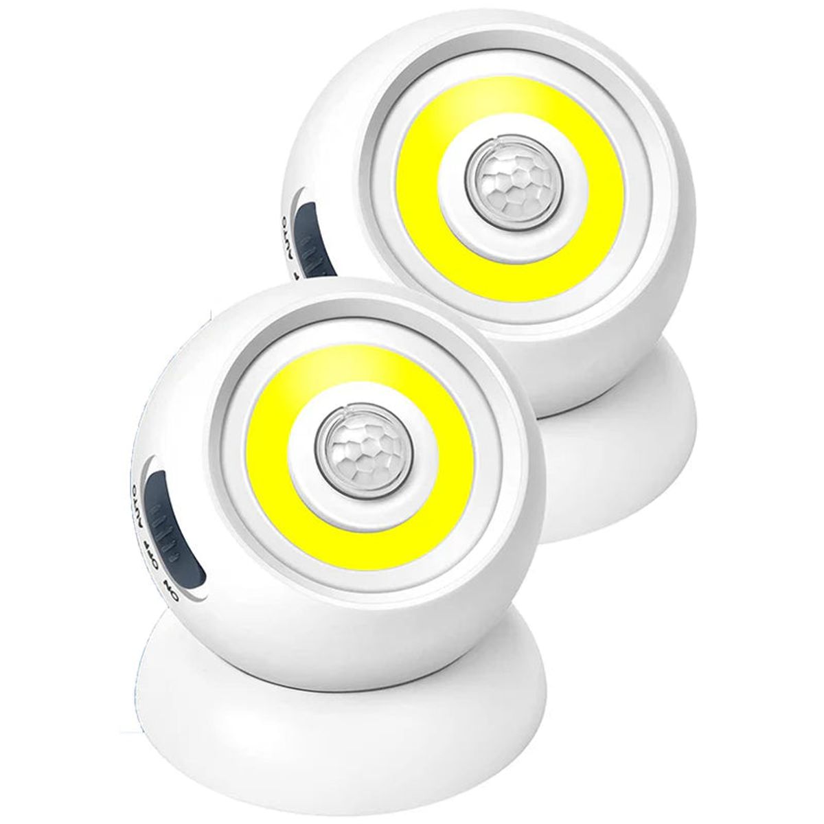 500 Lumens Motion Sensor Night Light (2-Pack) - White