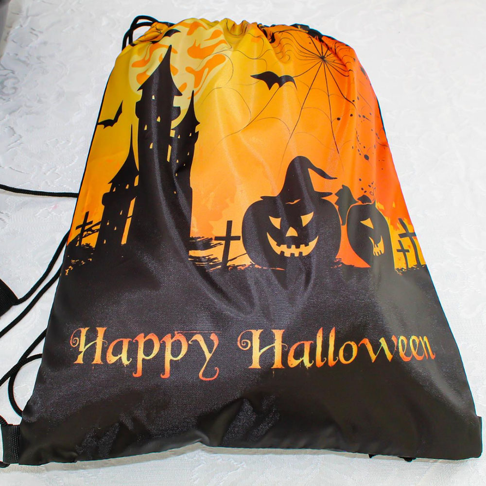 Heavy Duty Halloween Bag - haunted house backpack