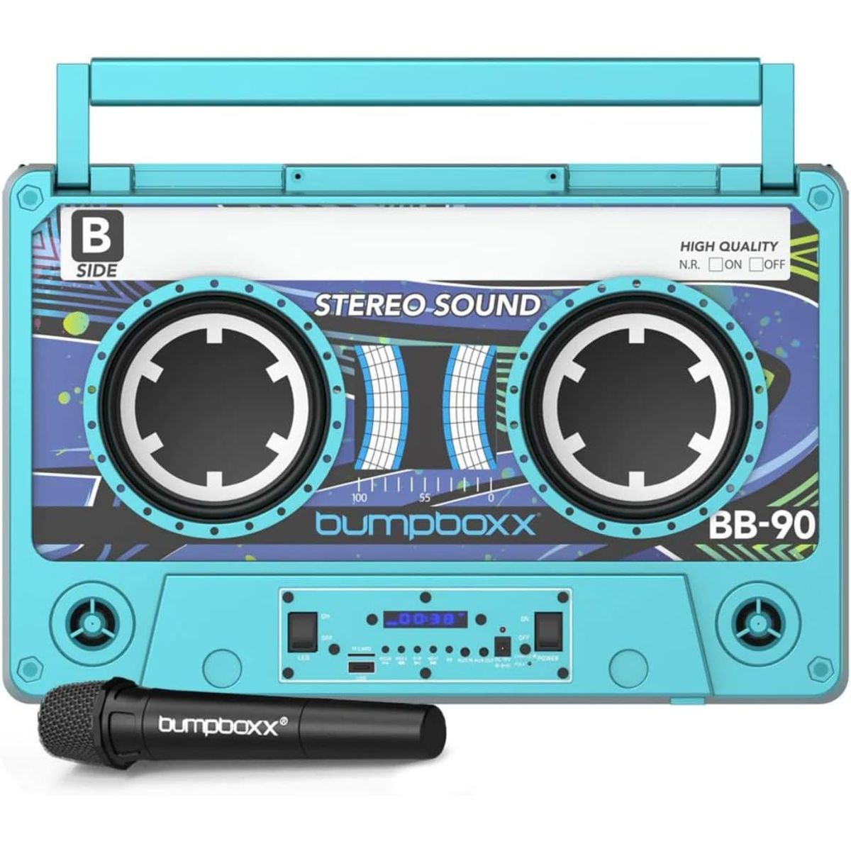 Bumpboxx Remix Bluetooth Speaker - Neon Blue