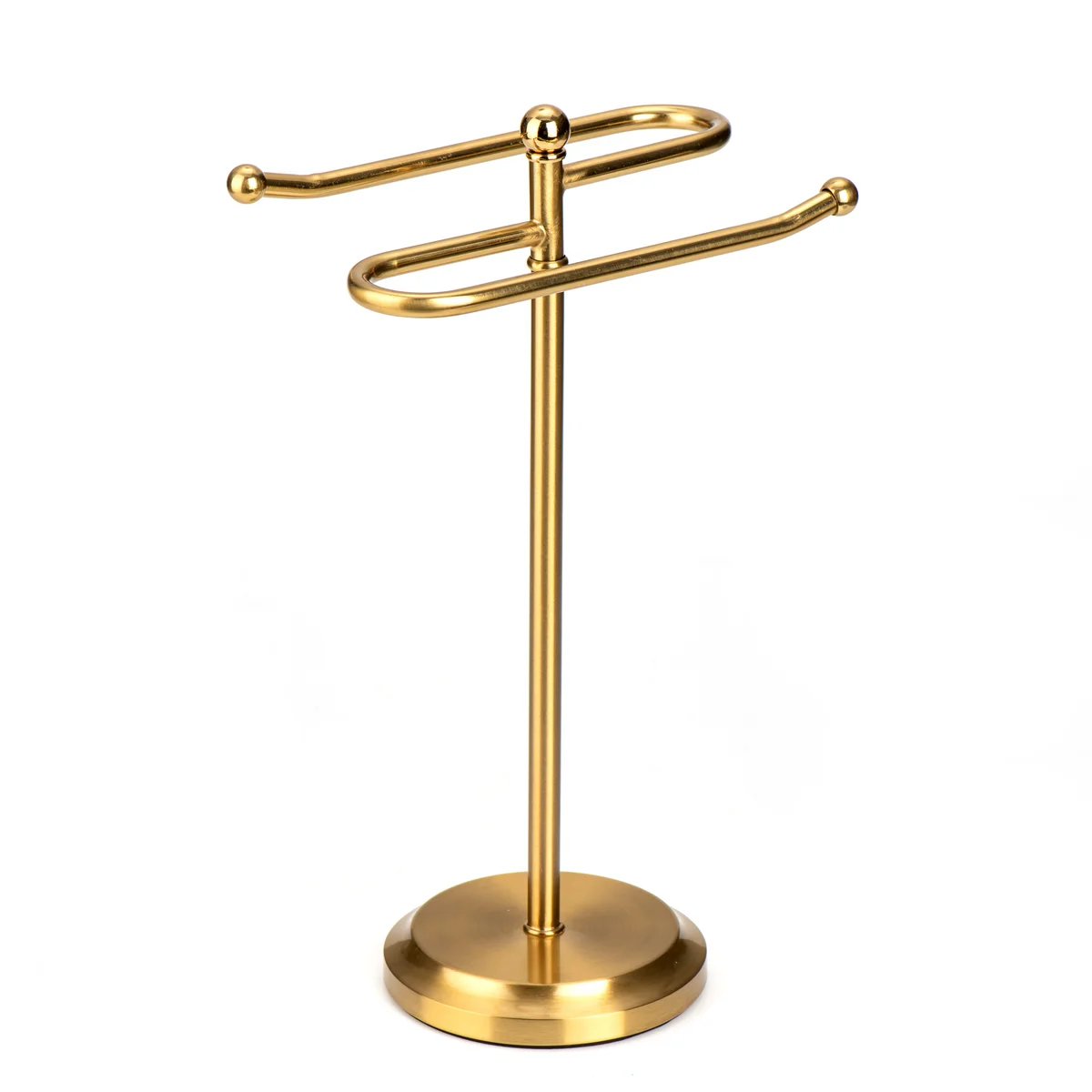 Classic Steel Towel Holder - Aged Brass